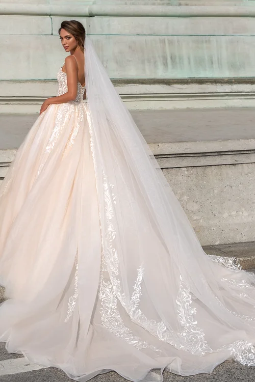 Свадебное платье «Кэрол» Кристал Дизайн — купить в Волгограде платье Кэрол из коллекции "2018" Кэрол