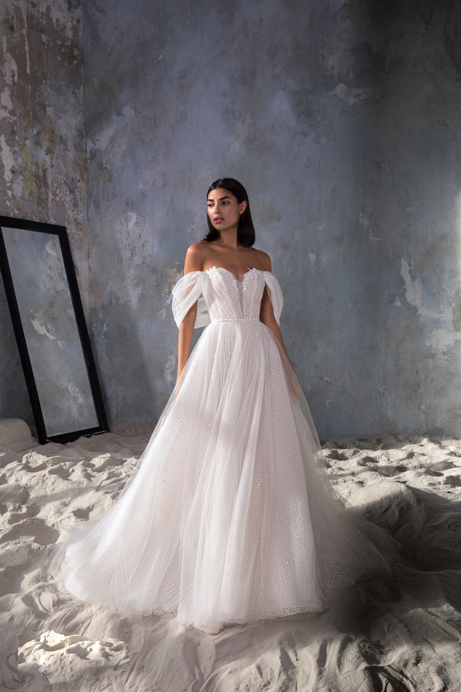 Купить свадебное платье «Вероника» Секрет Споса из коллекции Блеск 2022 года в салоне «Мэри Трюфель»