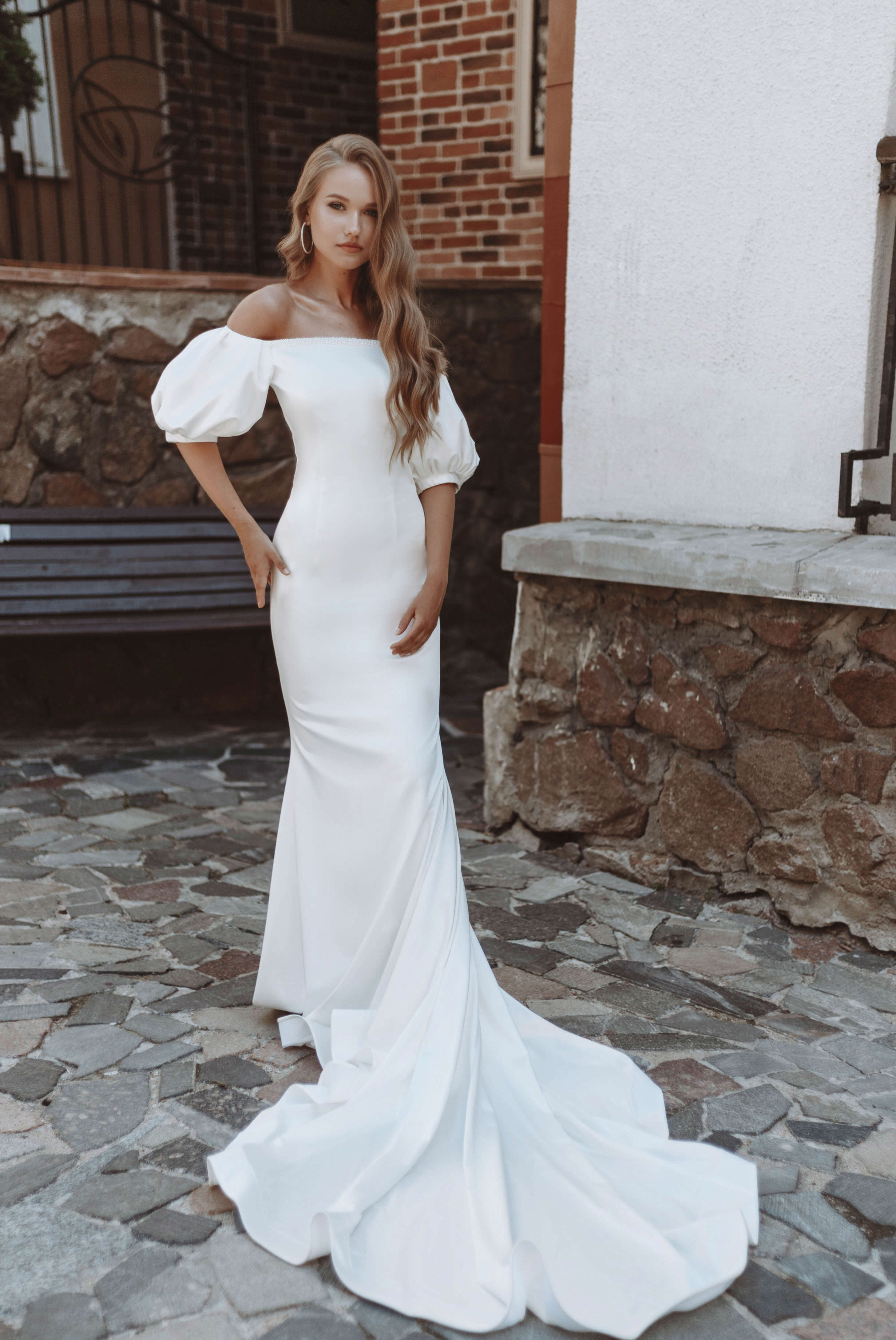 Купить свадебное платье «Ода» Анже Этуаль из коллекции Леди Перл 2021 года в салоне «Мэри Трюфель»