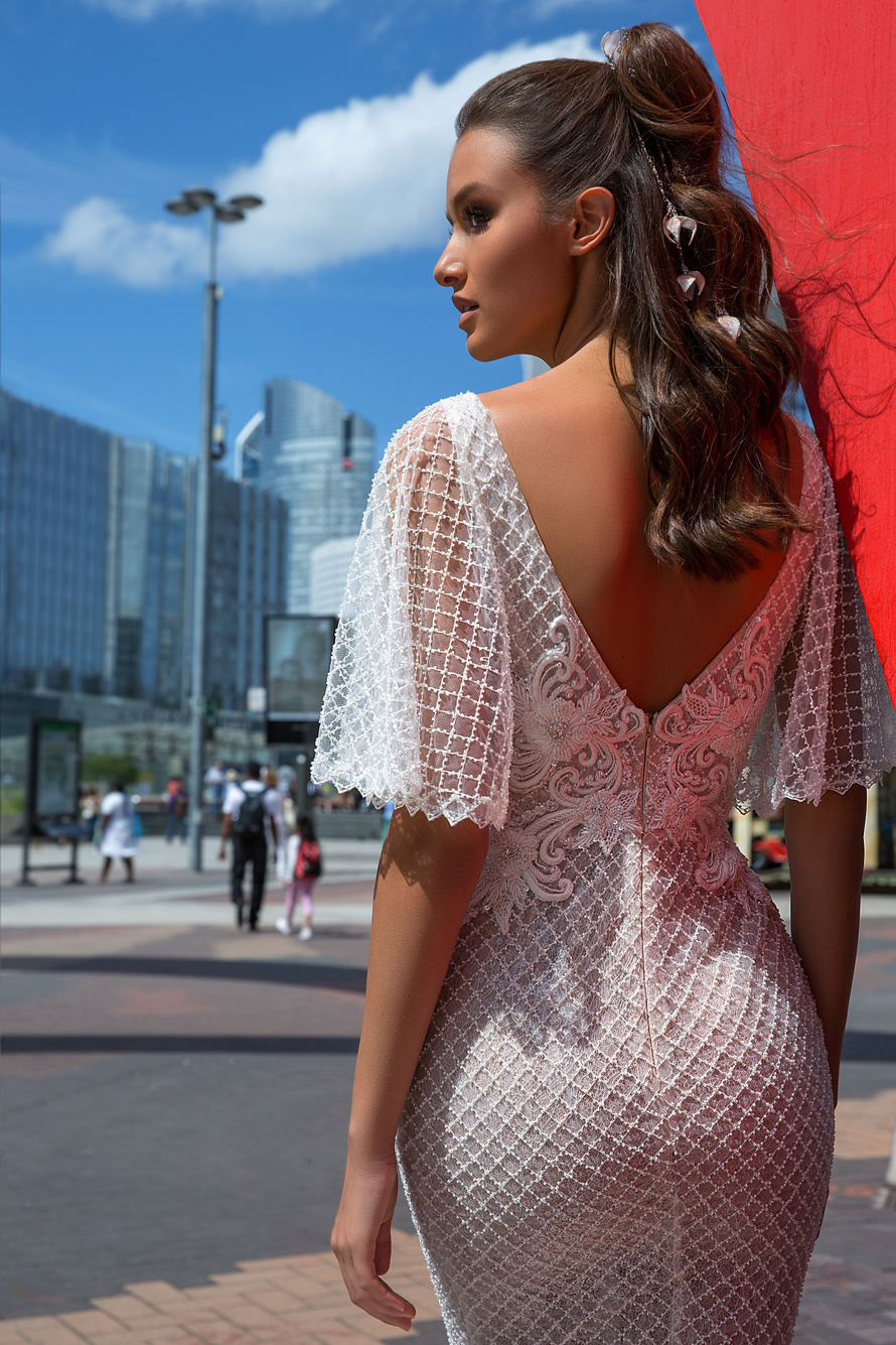 Купить свадебное платье «Гледис» Кристал Дизайн из коллекции Париж 2019 в салоне свадебных платьев