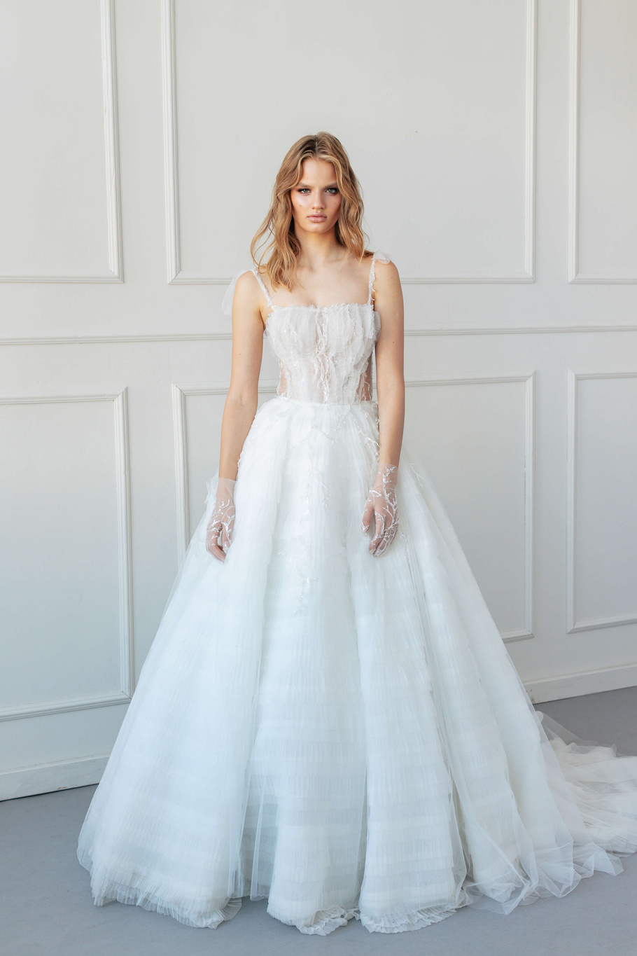 Купить свадебное платье «Мелани» Анже Этуаль из коллекции 2020 года в салоне «Мэри Трюфель»