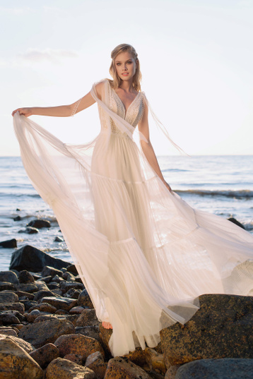 Buy wedding dress «Angelika» Kookla from the collection of Ocean Eyes 2021 in the boutique “Mary Trufel”