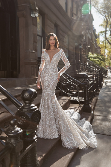 Купить свадебное платье «Гуддесс» Вона из коллекции Любовь в городе 2022 года в салоне «Мэри Трюфель»