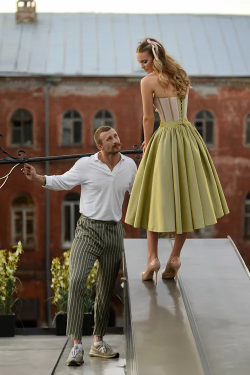 Купить вечернее платье «Далена» из вечерней коллекции 2025 в салоне «Мэри Трюфель» Далена