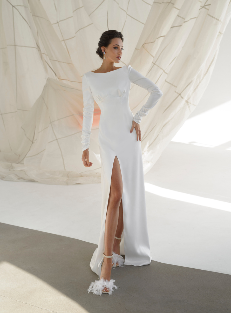 Купить свадебное платье «Палома» Эйв из коллекции Пташка 2023 года в салоне «Мэри Трюфель»