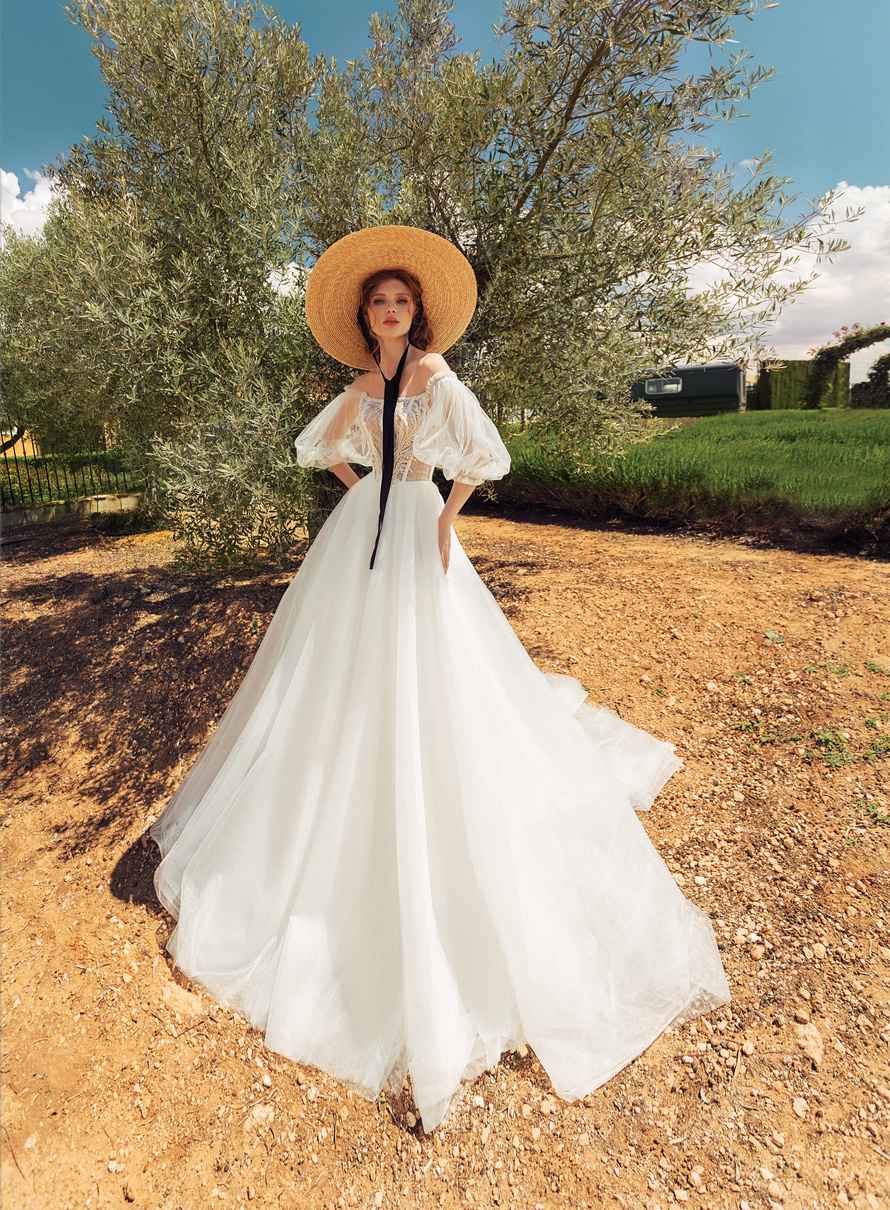 Купить свадебное платье «Фелиста» Татьяны Каплун из коллекции «Вайлд Винд 2019» в салоне свадебных платьев