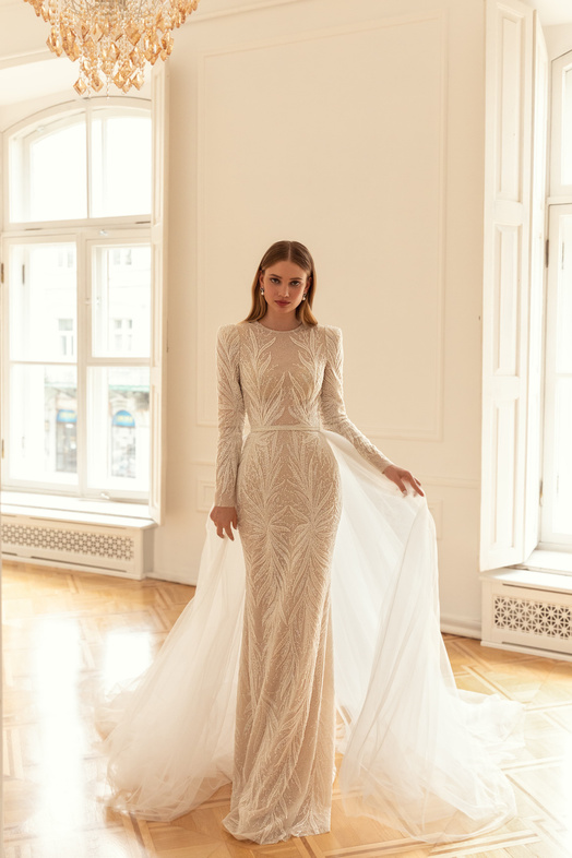 Купить свадебное платье «Токио» Евы Лендел из коллекции 2022 в «Мэри Трюфель»