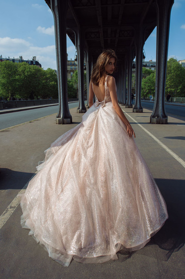 Свадебное платье «Насиль» Secret Sposa — купить в Краснодаре платье Насиль из коллекции "Парижская рапсодия" Стреккоза 2020