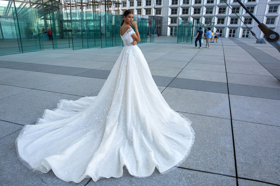 Купить свадебное платье «Пэрис» Кристал Дизайн из коллекции Париж 2019 в Краснодаре