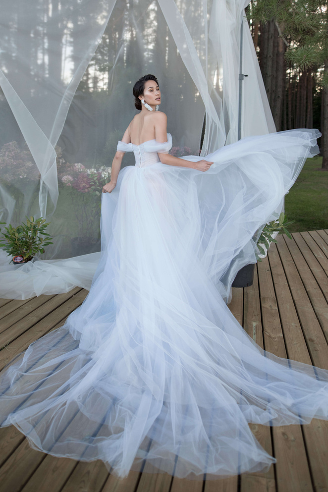 Купить свадебное платье «Оливер» Бламмо Биамо из коллекции Нимфа 2020 года в Екатеринбурге