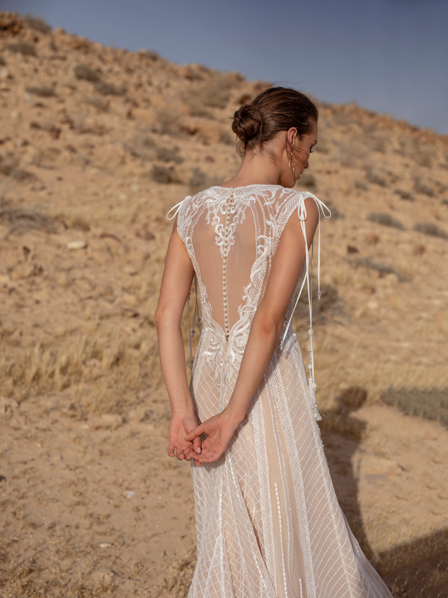 Свадебное платье «Аллегра» Татьяны Каплун — купить в Краснодаре платье Аллегра из коллекции «Страсть пустыни» 2020