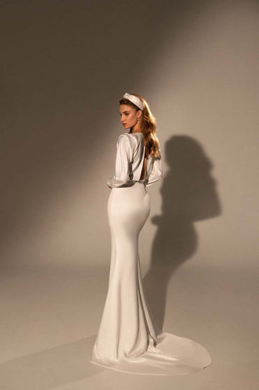 Купить свадебное платье «Кларисс» Вона из коллекции Мьюз 2021 в интернет-магазине «Мэри Трюфель»