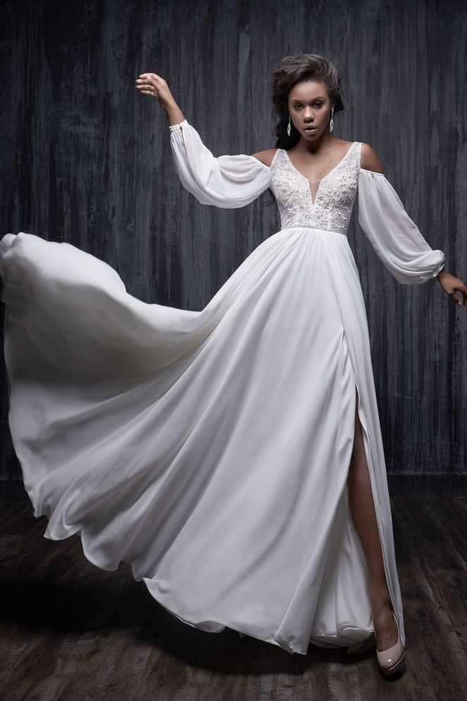 Купить свадебное платье «Морган» Жасмин из коллекции 2019 года в Санкт-Петербурге