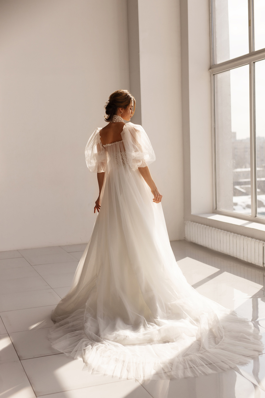 Купить свадебное платье «Перфетто» Анна Кузнецова из коллекции Спосами 2021 года в салоне «Мэри Трюфель»