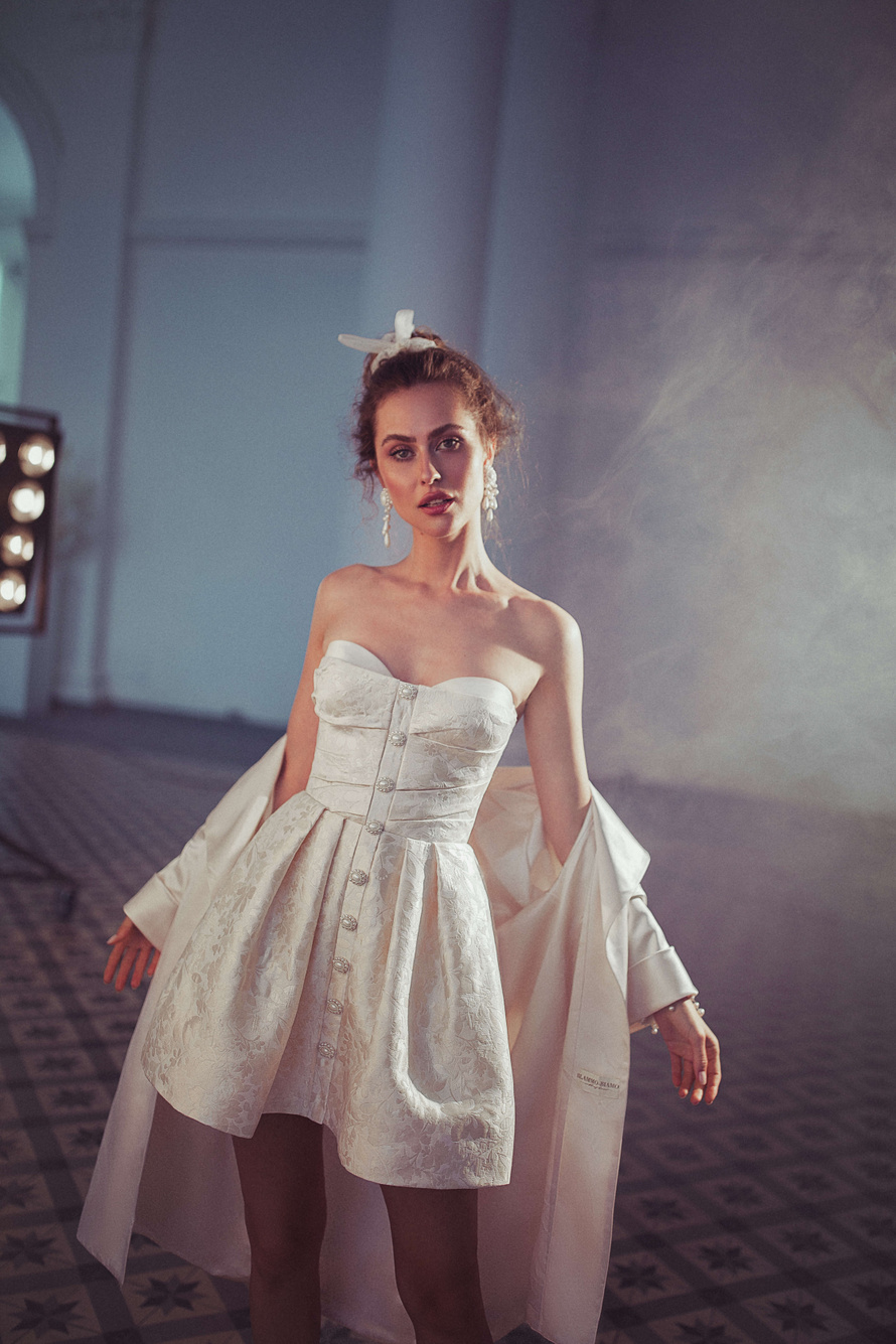 Купить свадебное платье «Чезара» Бламмо Биамо из коллекции Свит Лайф 2021 года в Воронеже