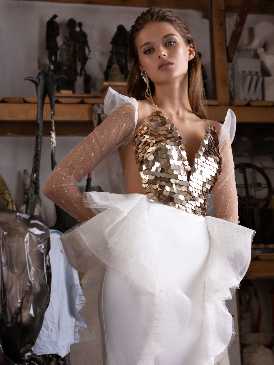 Купить свадебное платье «Краппи» Рара Авис из коллекции Шайн Брайт 2020 года в интернет-магазине