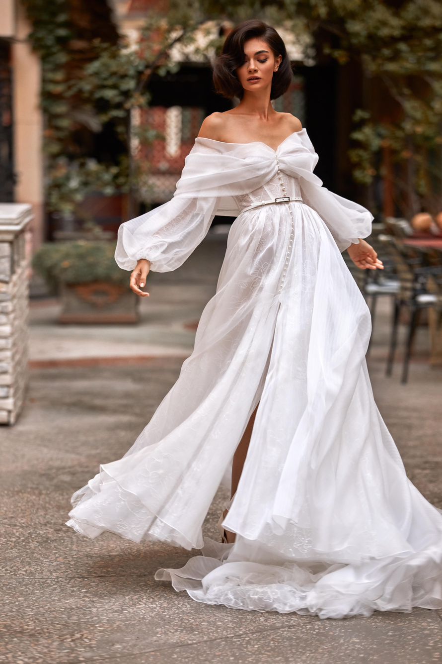 Купить свадебное платье «Синсерити» Дарья Карлози из коллекции 2021 года в салоне «Мэри Трюфель»