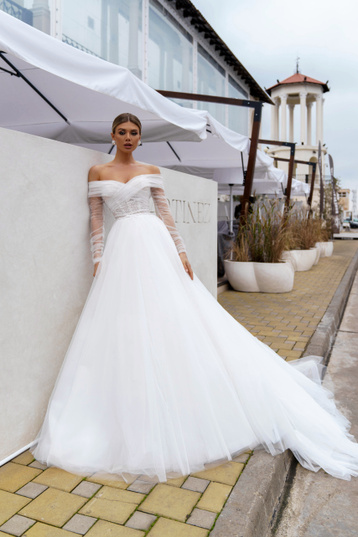Купить свадебное платье «Коул» Сонеста из коллекции 2022 года в салоне «Мэри Трюфель»