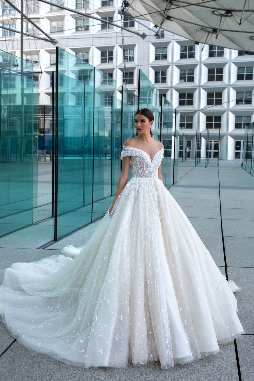 Купить свадебное платье «Пэрис» Кристал Дизайн из коллекции Париж 2019 в Краснодаре