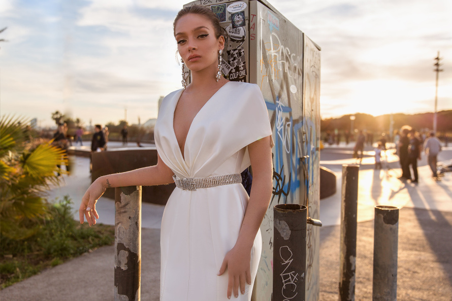 Свадебное платье «Киома» Кристал Дизайн — купить в Краснодаре платье Киома из коллекции "2020"