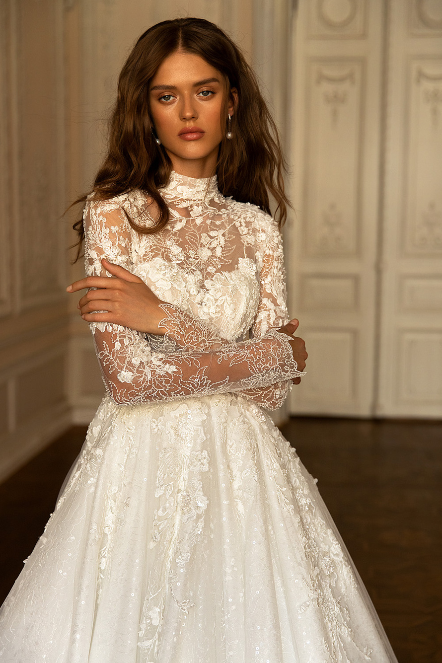 Купить свадебное платье «Фелисити» Кристал Дизайн из коллекции Романс 2021 в интернет-магазине «Мэри Трюфель»