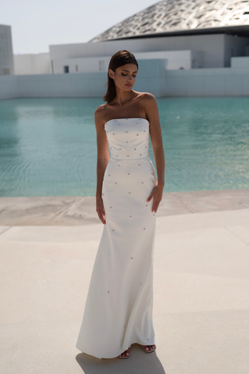 Купить свадебное платье «Райдис» Марта из коллекции 2025 года в салоне «Мэри Трюфель»