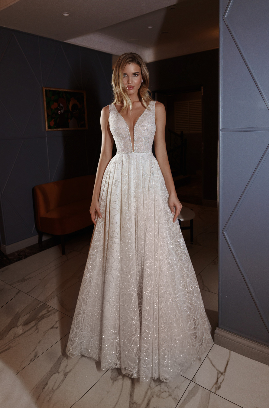 Купить свадебное платье «Флер» Патрисия из коллекции 2020 года в Екатеринбурге