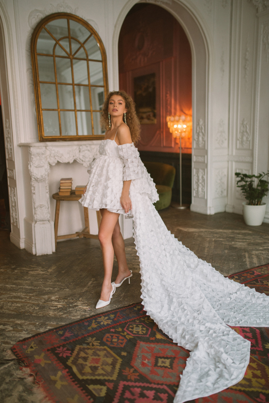 Купить свадебное платье «Габи» Анже Этуаль из коллекции Старлайт 2023 года в салоне «Мэри Трюфель»