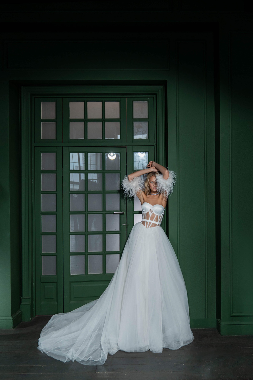 Купить свадебное платье «Эферия» Анже Этуаль из коллекции Старлайт 2023 года в салоне «Мэри Трюфель»