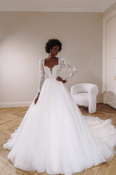 Купить свадебное платье «Майли» Патрисия Кутюр из коллекции 2023 года в салоне «Мэри Трюфель»