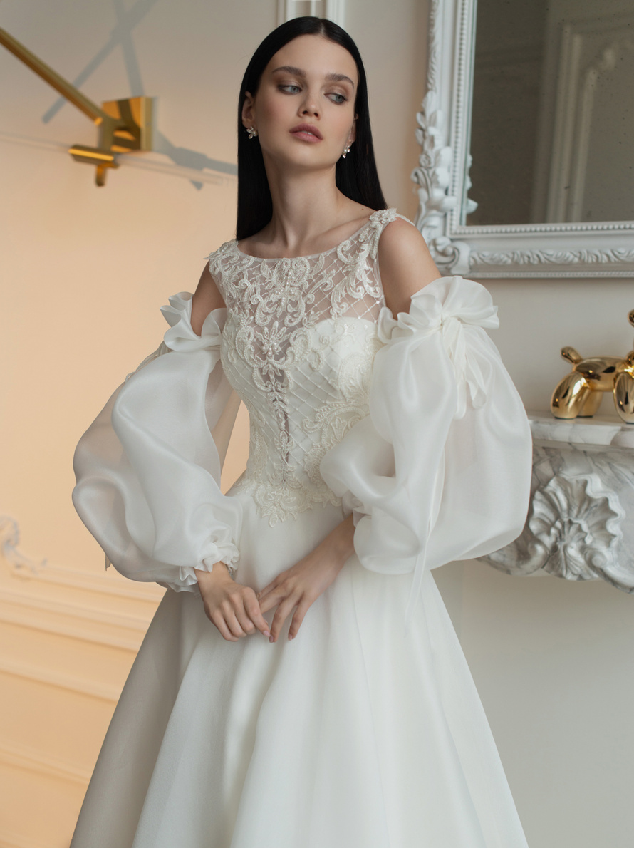 Купить свадебное платье «Катрина» Татьяна Каплун из коллекции 2022 года в салоне «Мэри Трюфель»