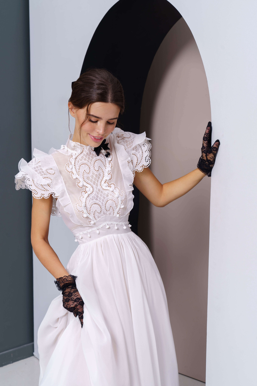 Купить свадебное платье «Вироса+Ларус» Рара Авис из коллекции Аморе Мио 2022 года в салоне «Мэри Трюфель»