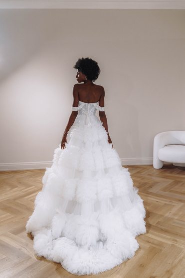 Купить свадебное платье «Айрис» Патрисия Кутюр из коллекции 2023 года в салоне «Мэри Трюфель»