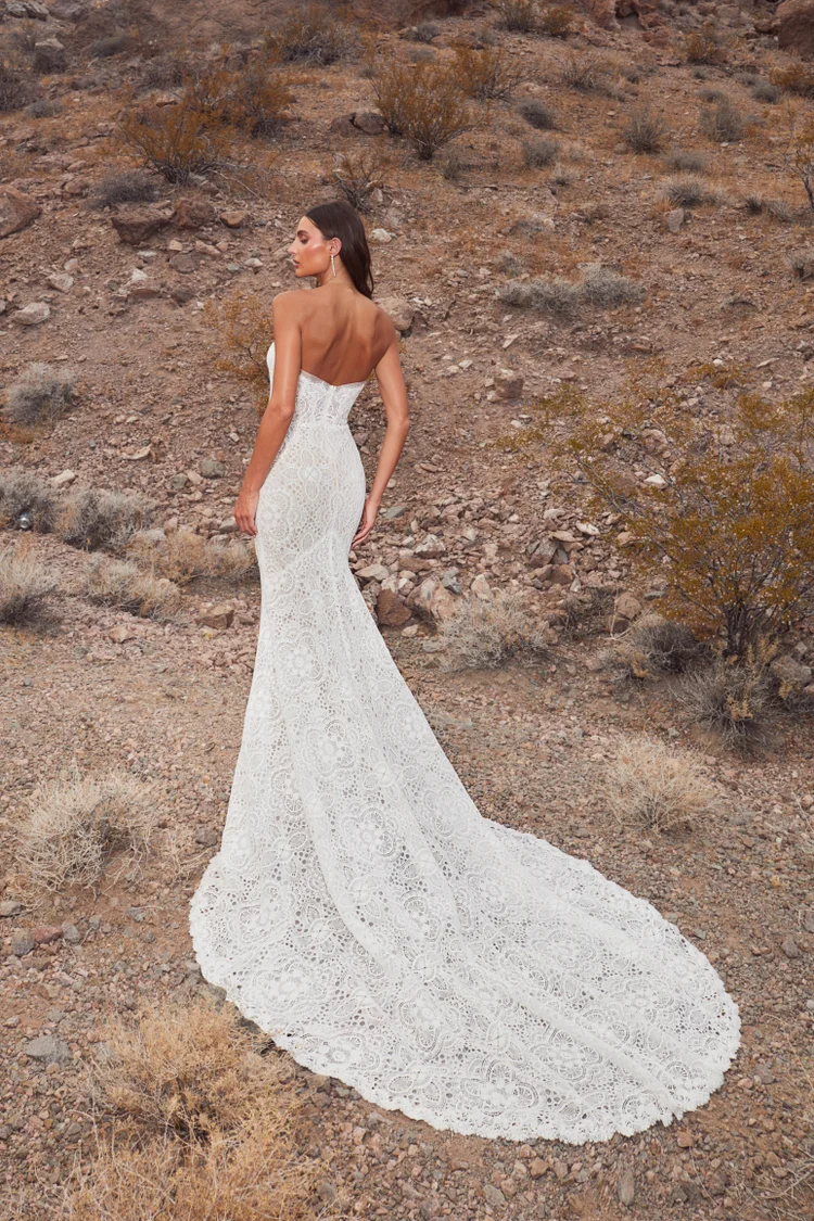 Buy wedding dress «LP2401» La Perle from the collection of 2024 in the boutique “Mary Trufel” LP2401