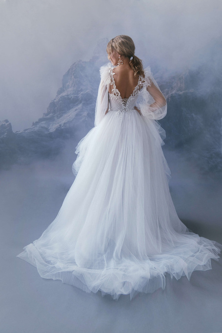 Купить свадебное платье «Гаэлла» Бламмо Биамо из коллекции Сказка 2022 года в салоне «Мэри Трюфель»