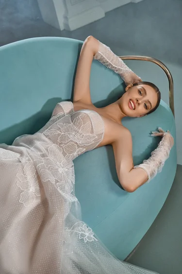 Свадебное платье «Элодия» Мэрри Марк — купить в Краснодаре платье Элодия из коллекции «Гэлакси» 2021 Элодия