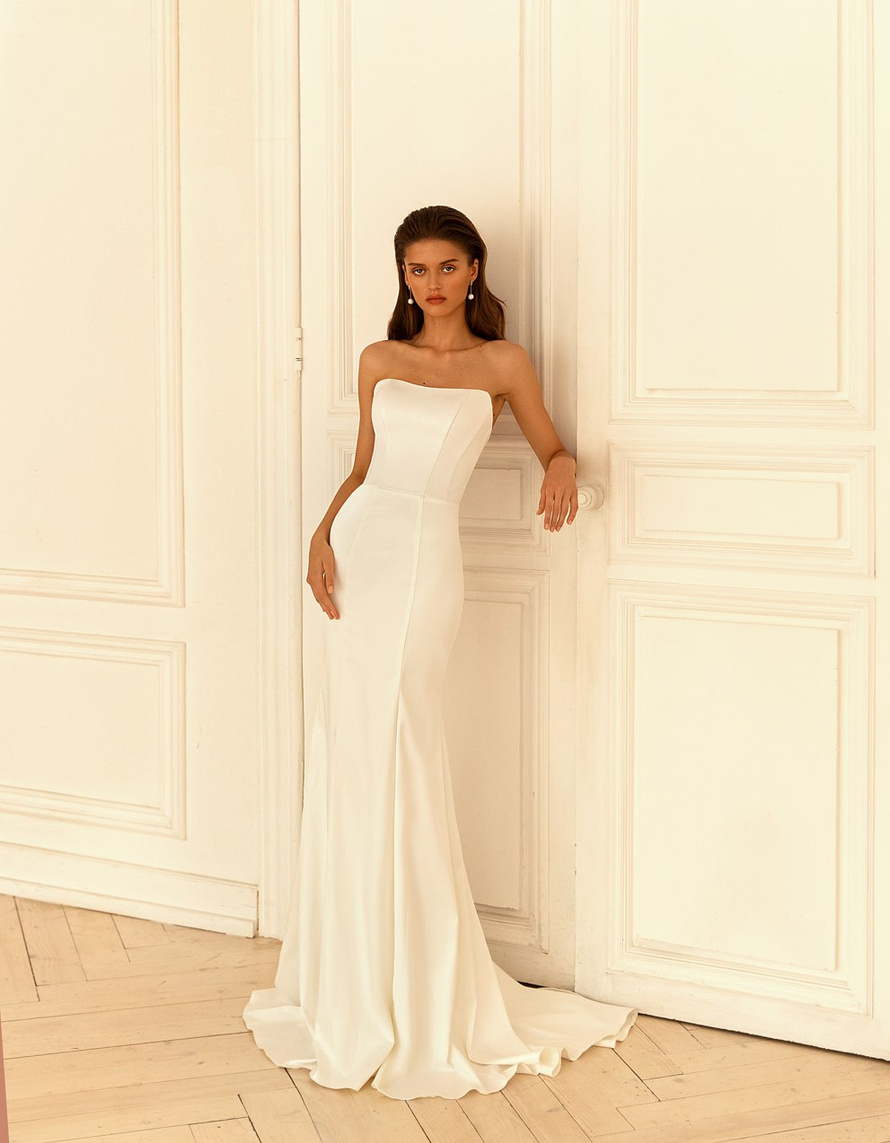 Купить свадебное платье «Эскада» Кристал Дизайн из коллекции Романс 2021 в интернет-магазине «Мэри Трюфель»