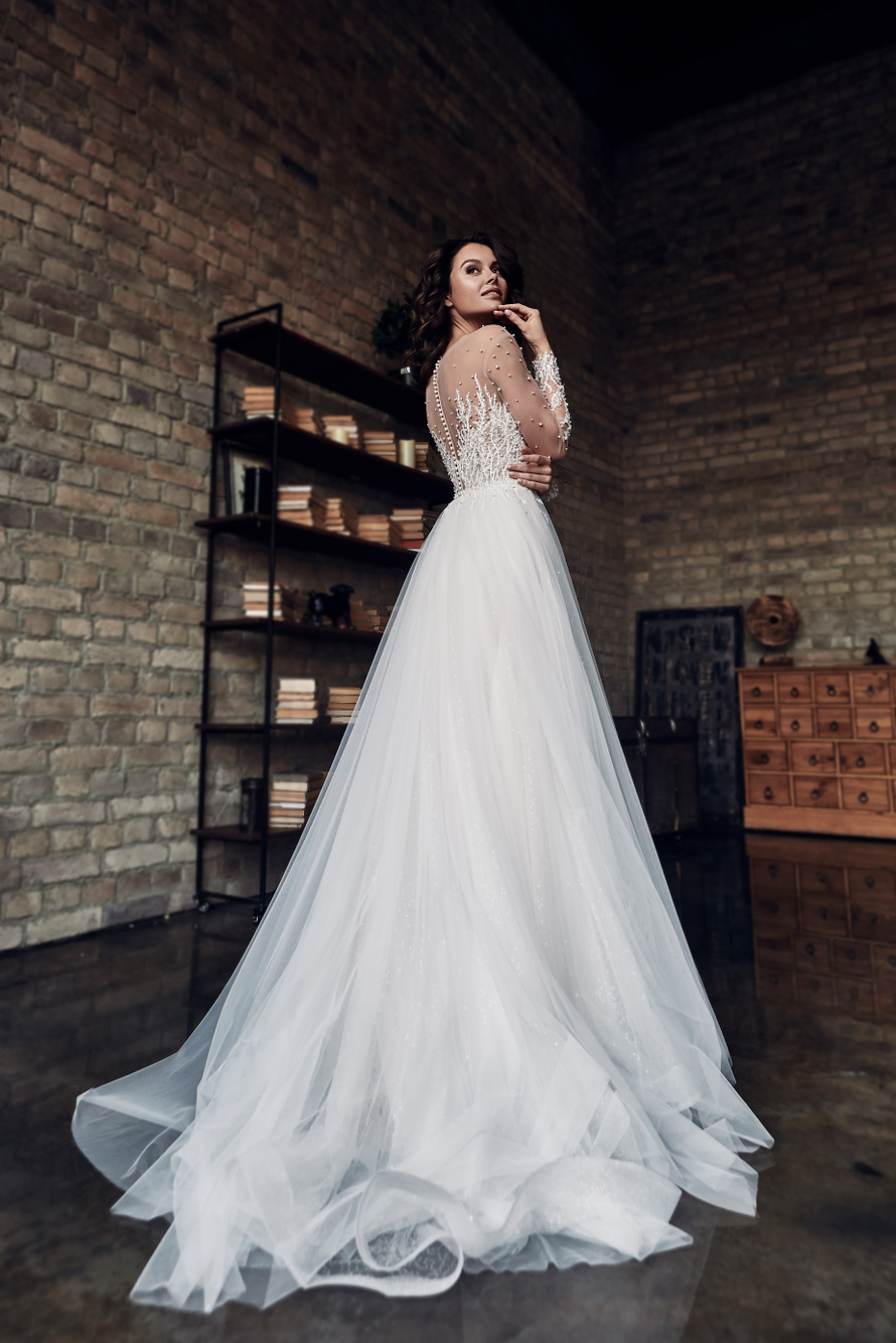 Купить свадебное платье «Ария» Натальи Романовой из коллекции 2020 в салоне «Мэри Трюфель»