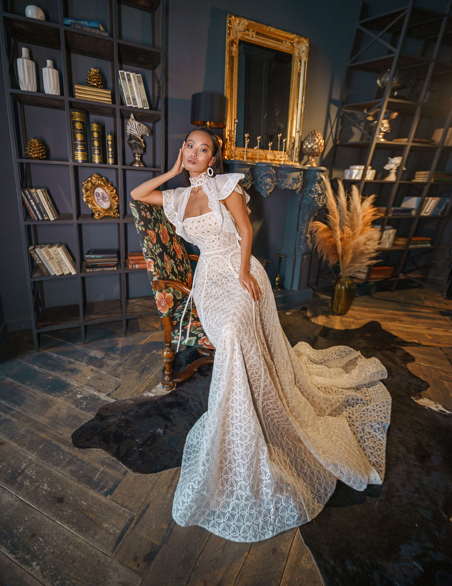 Купить свадебное платье «Арина» Рара Авис из коллекции Искра 2021 года в интернет-магазине