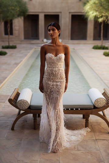 Buy Karima Natalia Romanova's wedding dress from the Dune 2025 collection at the Mary Trufel boutique