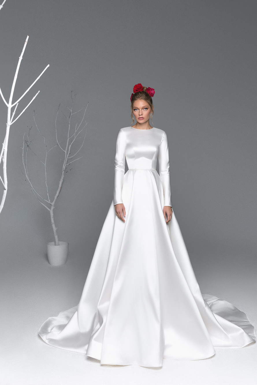 Свадебное платье «Ирис» Евы Лендел — купить в Краснодаре платье Ирис из коллекции "sunrise 2019"