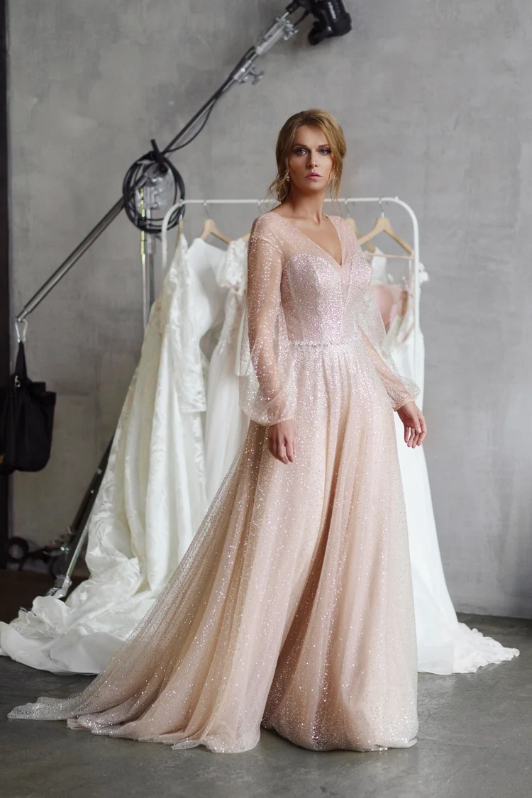 Купить свадебное платье «Мистик сайз плюс» Натальи Романовой из коллекции 2018 в Краснодаре недорого Мистик+