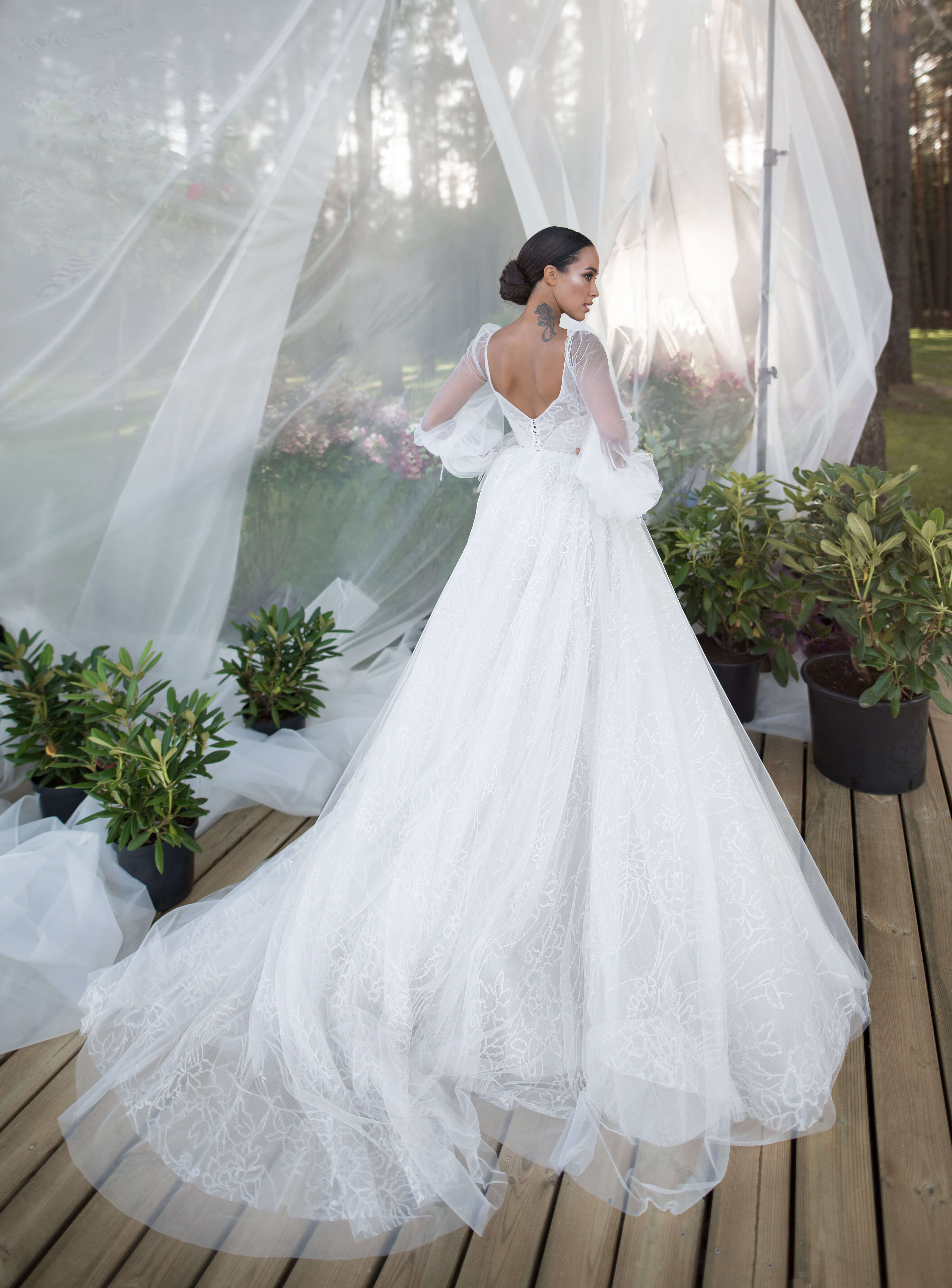 Купить свадебное платье «Миней» Бламмо Биамо из коллекции Нимфа 2020 года в Нижнем Новгороде