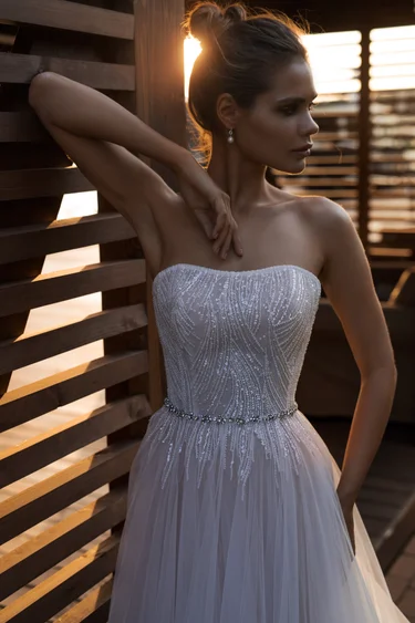 Купить свадебное платье «Сиена» Натальи Романовой из коллекции 2019 в интернет-магазине «Мэри Трюфель» Сиена