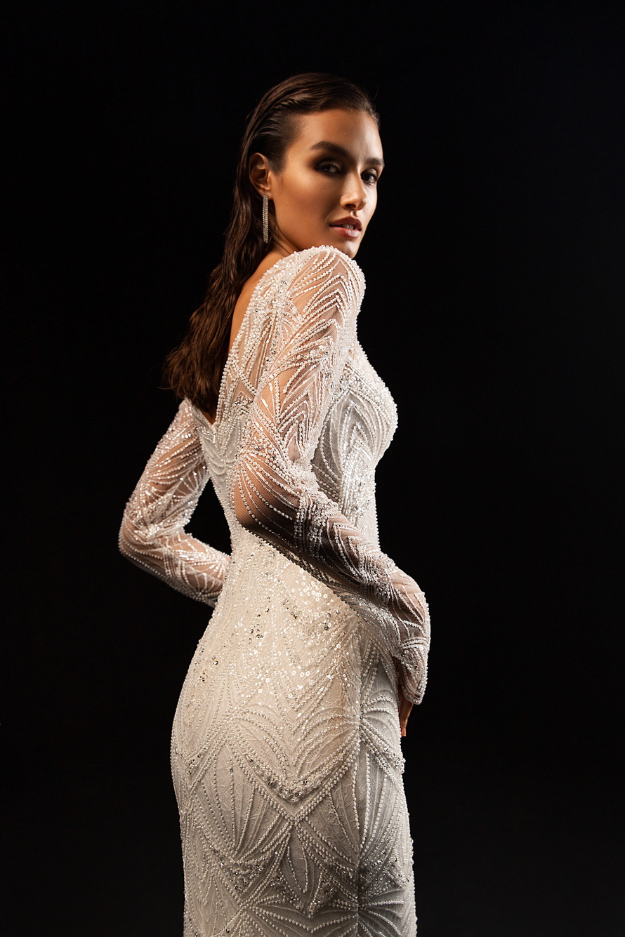 Купить свадебное платье «Ниагара» Кристал Дизайн из коллекции Звездная пыль 2021 в салоне