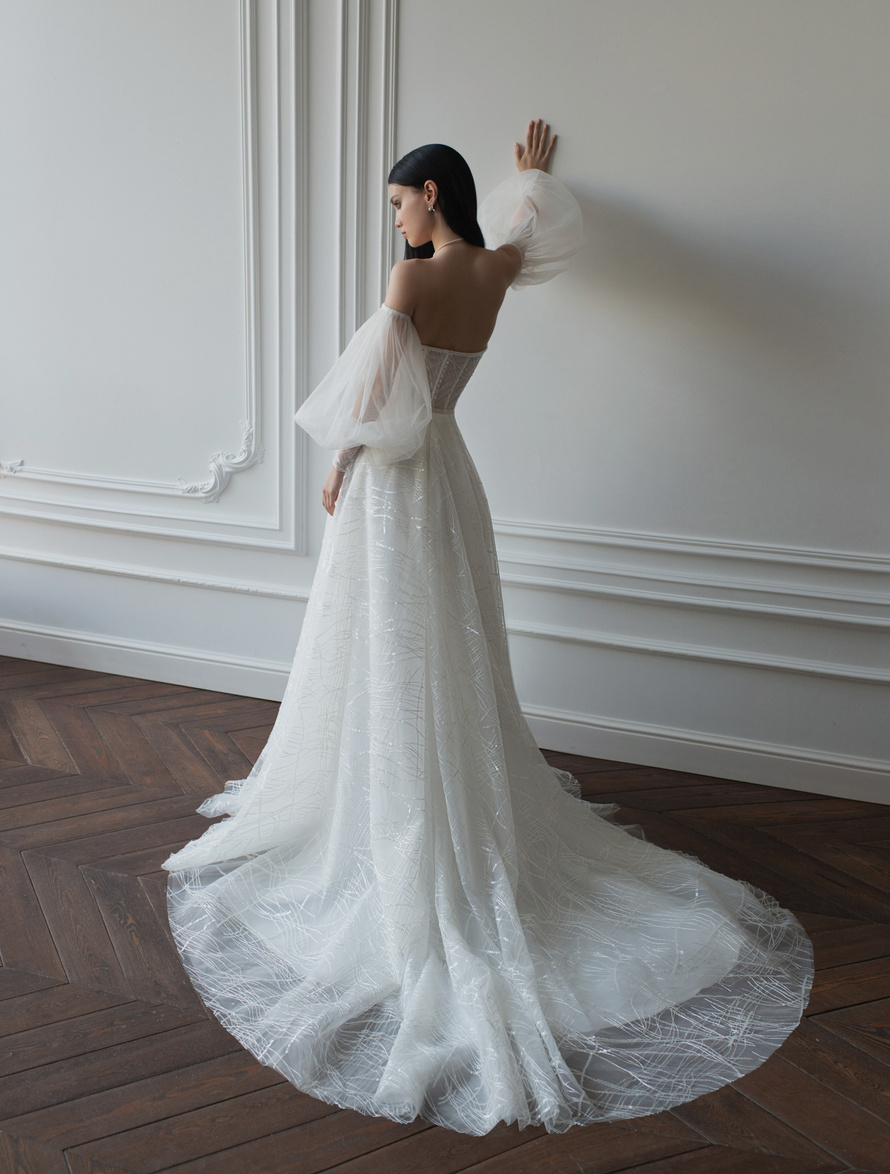 Купить свадебное платье «Марлей» Татьяна Каплун из коллекции 2022 года в салоне «Мэри Трюфель»