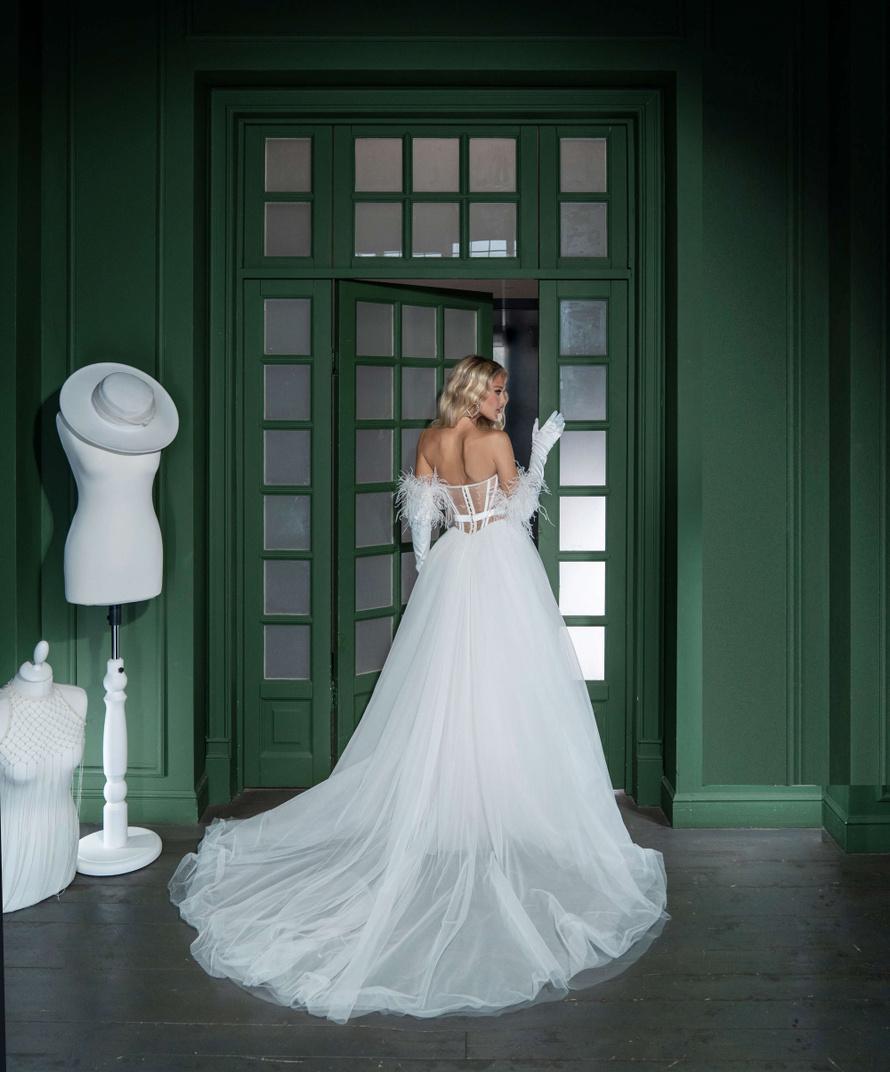 Купить свадебное платье «Эферия» Анже Этуаль из коллекции Старлайт 2023 года в салоне «Мэри Трюфель»