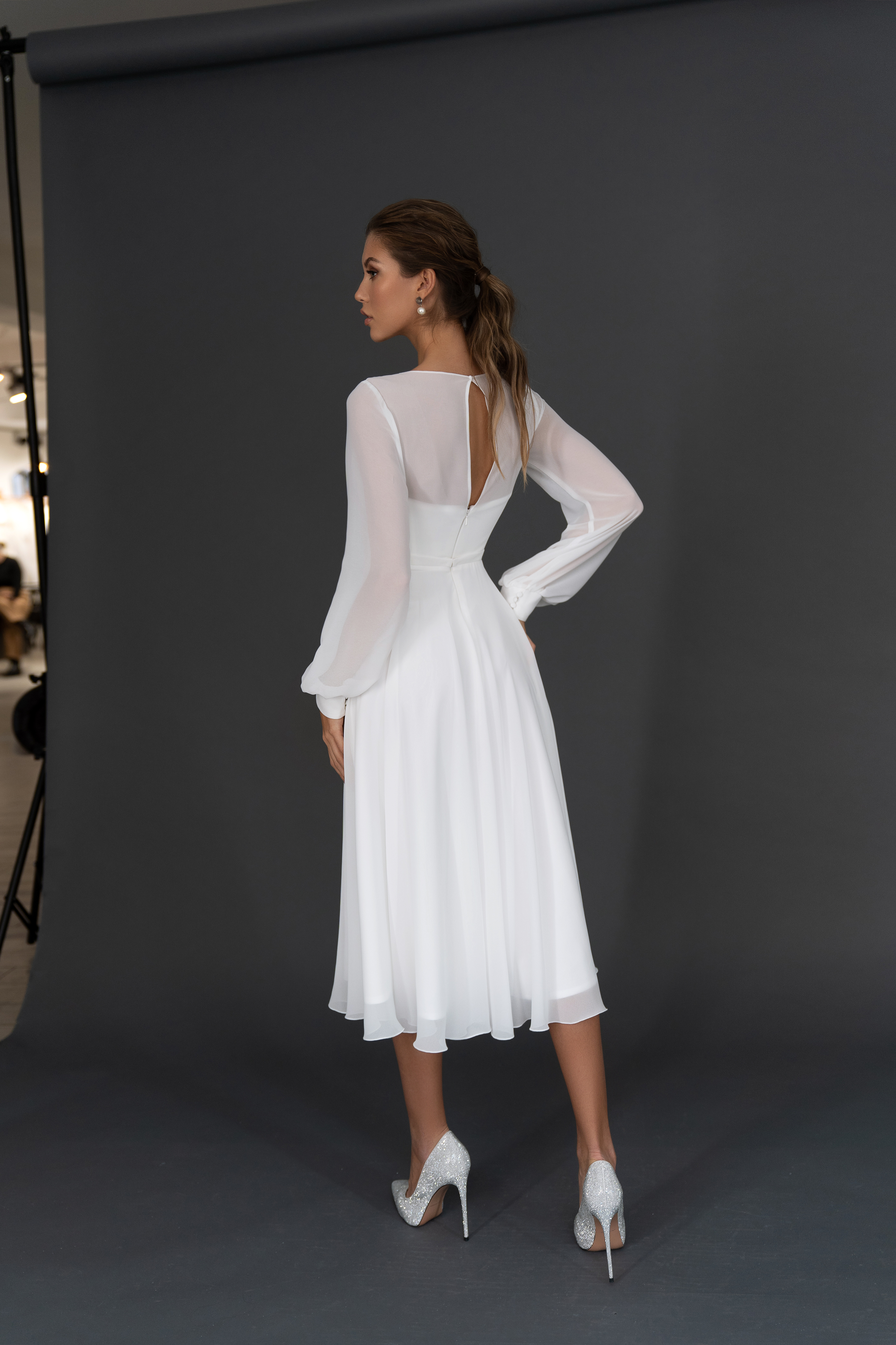 Свадебное платье «Осфадэль миди» Марта — купить в Казани платье Осфадэль из коллекции 2021 года