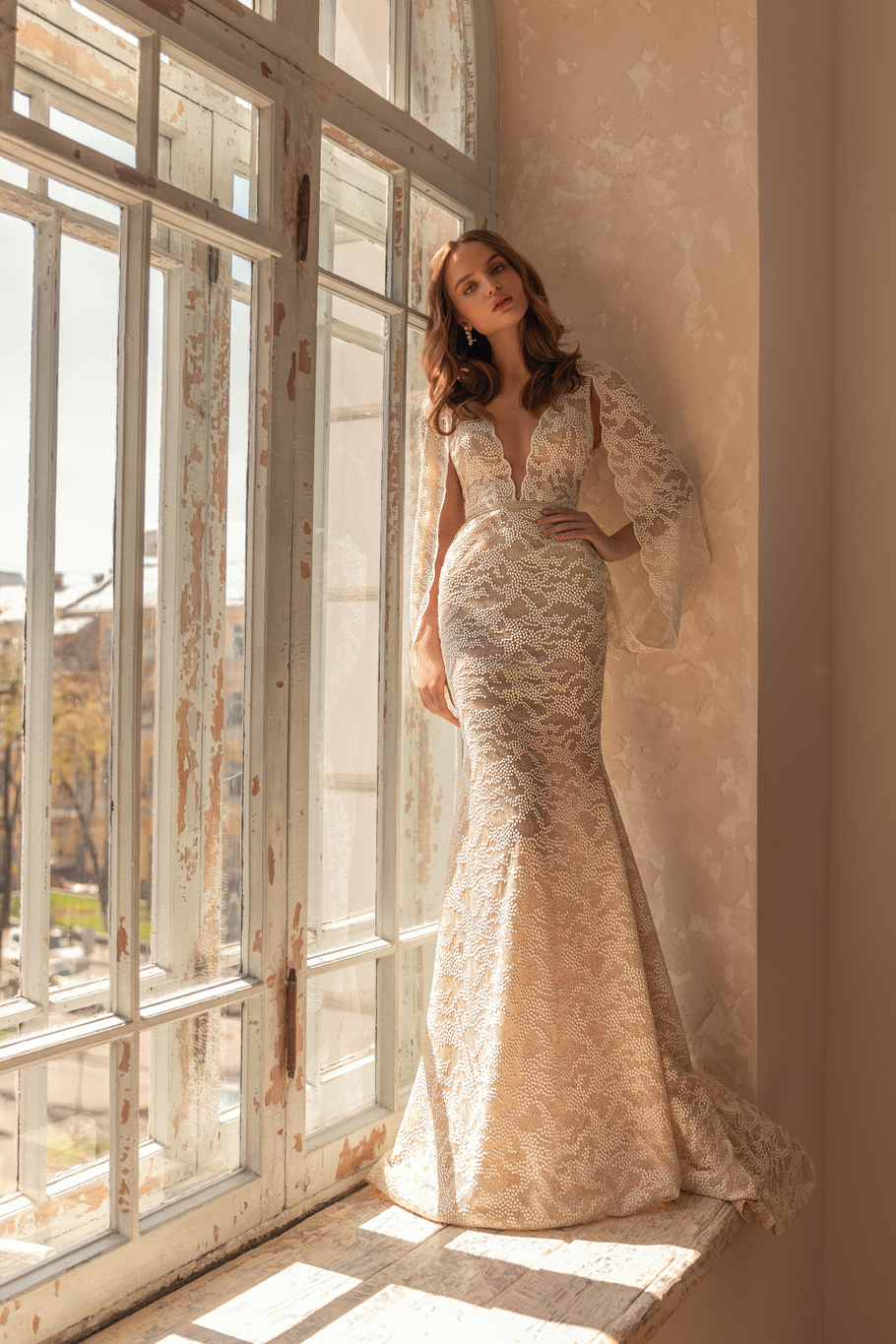 Купить свадебное платье «Руфь» Евы Лендел из коллекции 2022 в «Мэри Трюфель»