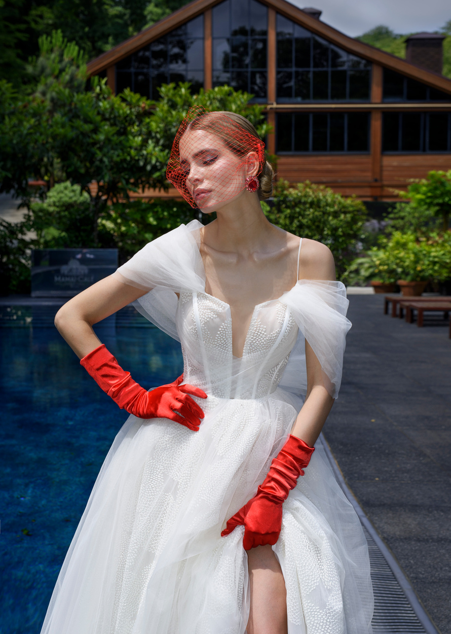 Купить свадебное платье «Джойт» Татьяна Каплун из коллекции Дыхание Времени 2023 года в салоне «Мэри Трюфель»